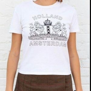 Brandy Melville rare Amsterdam mini tshirt